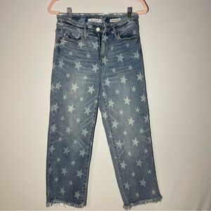 Judy Blue Star Patterned Denim Jeans